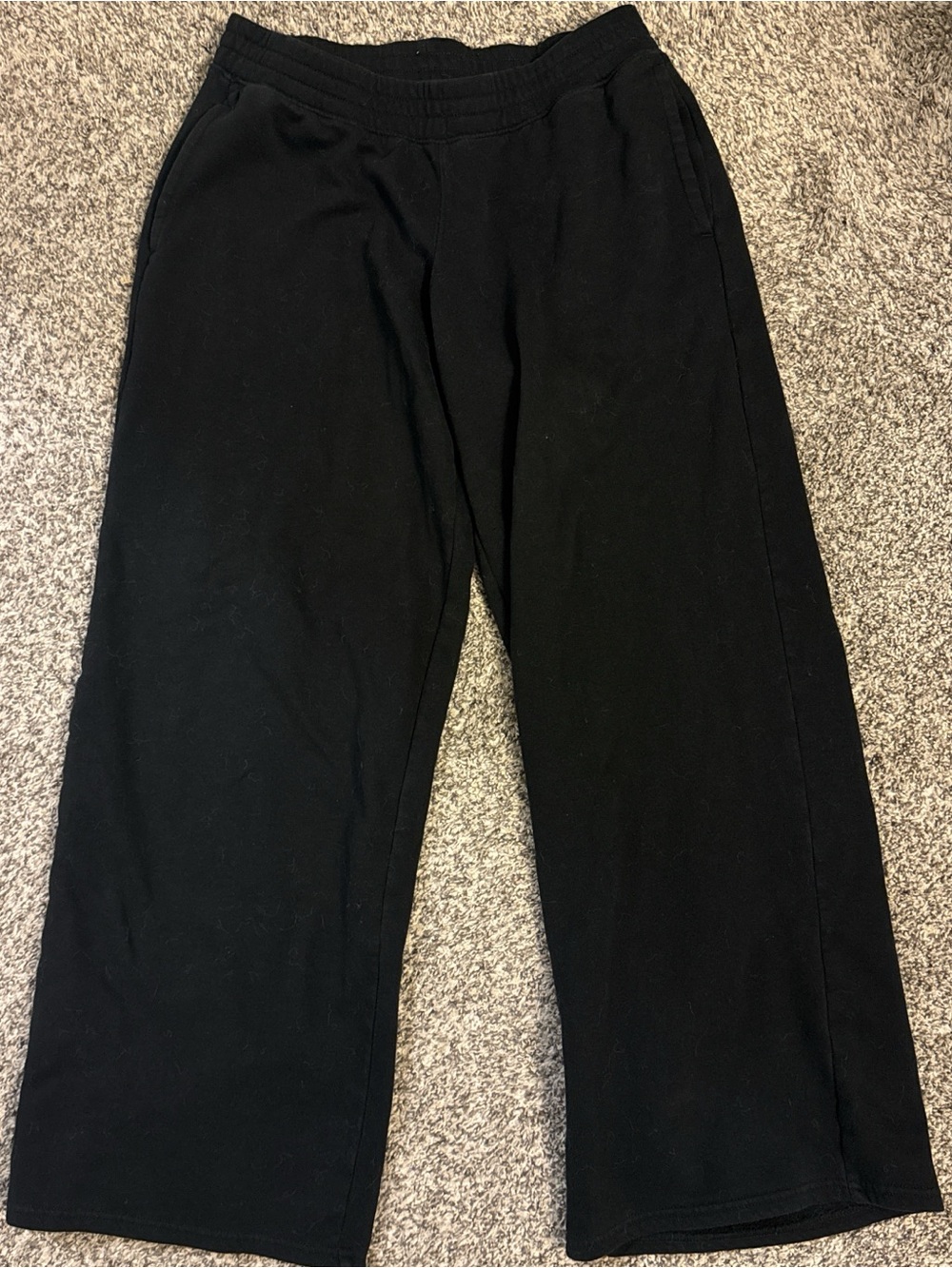 Hollister Black Women’s Relaxed Wide-Leg Sweatpants